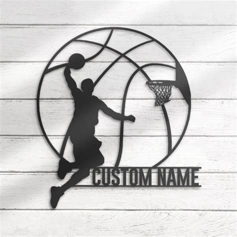 Dinozozo Man Basketball Name Custom Metal Signs Custom Laser Cut