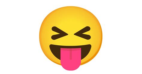 Cara Con Ojos Cerrados Y Sacando La Lengua Emojis