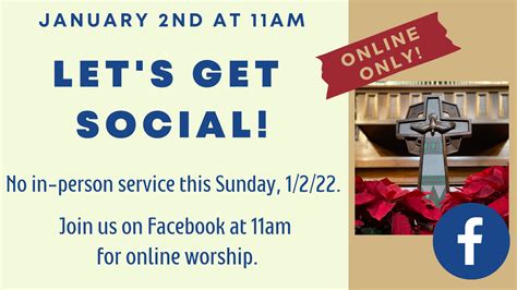 Virtual Worship This Sunday January 2nd The Downtown Presbyterian Church