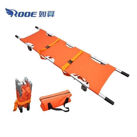 4 Folding Stretcher For Accidents Rescue Stretcher With Carry Bag