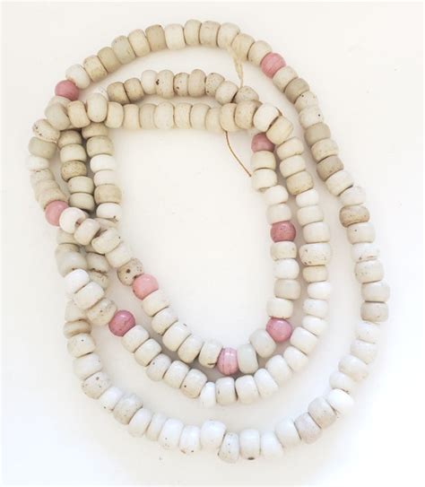 African 40 Old Ethiopian Venetian White Padre Beadswhite Etsy