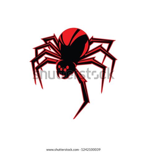 Mascot Redback Spider Vector Illustration Stock Vector (Royalty Free ...