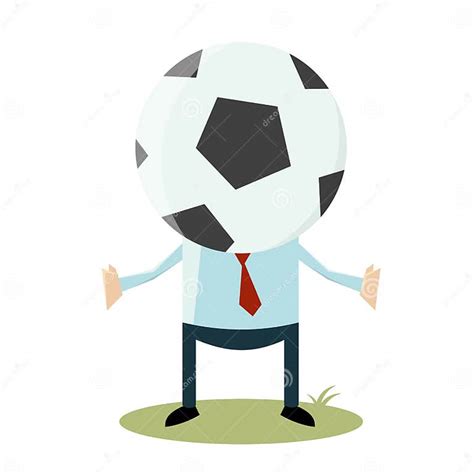 Cartoon Soccer Head Stock Vector Illustration Of Caricature 42100167