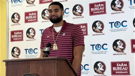 Fsu Football Newcomer Interviews Dj Uiagalelei Talks Fsu Transfer