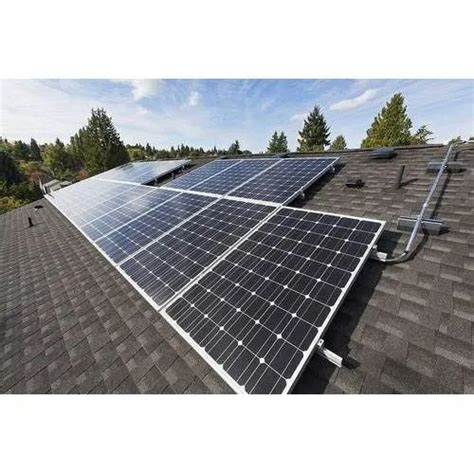 Mono Crystalline Solar Power Panel System 24 V Capacity 1 10 Kw At