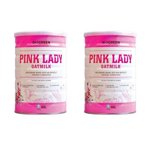 Biogreen Pink Lady Oatmilk 800GX2 HALAL Twin Pack Shopee Malaysia