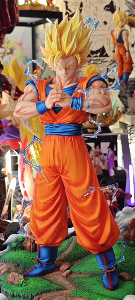 Civilization Studio Scale Super Saiyan Goku Gk Resin Statue