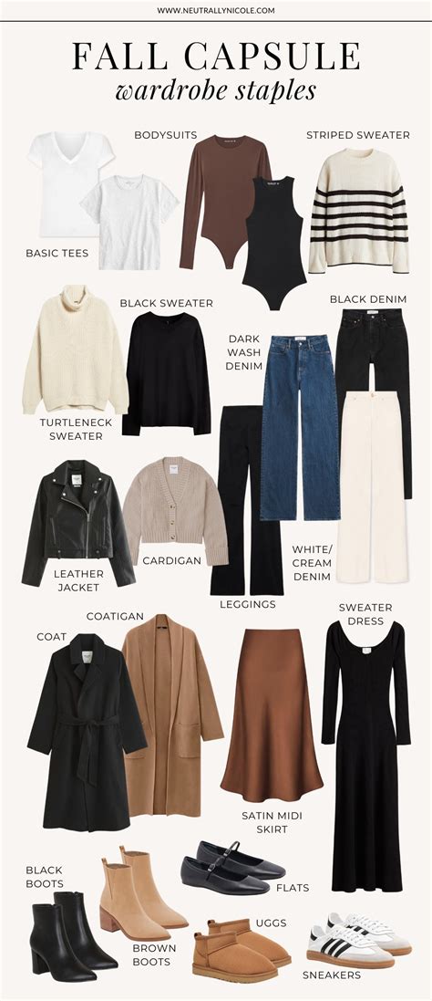 2024 Fall Capsule Wardrobe Outfit Ideas