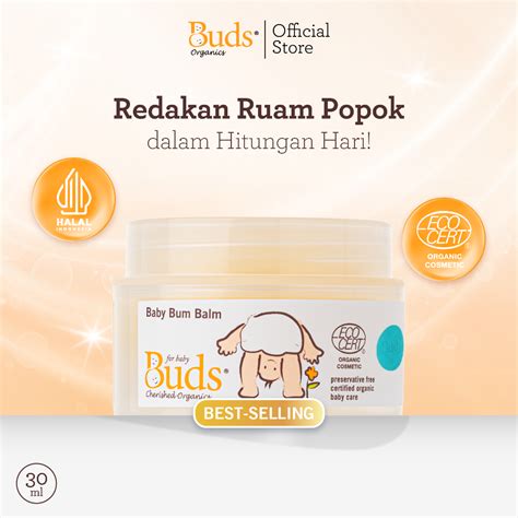 Jual Buds Organics Baby Bum Balm Lotion Atau Krim Perawatan Ruam