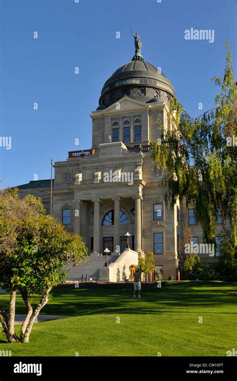 Montana State Capitol Building Helena Mt Us Stock Photo Alamy