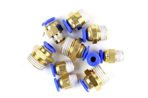 Free Shipping High Quality PC6 M5 2pcs 6mm To M5 Pneumatic Connectors