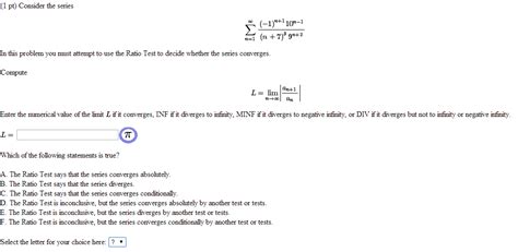 Solved Consider The Series In This Problem You Must Attempt Chegg