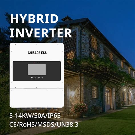 Chisage Ess Three Phase 8kw Hybrid Inverter 45A Max Continuous AC