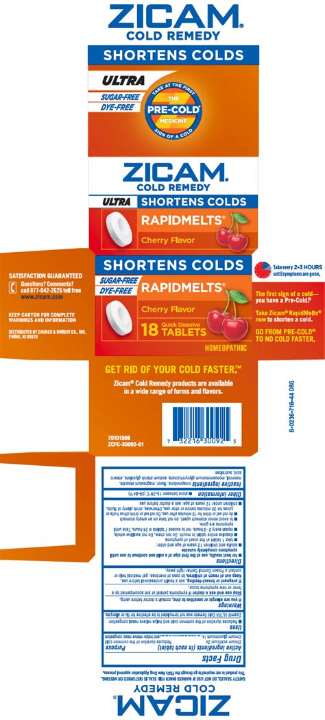 Product Images Zicam Ultra Cold Remedy Rapidmelts Photos Packaging