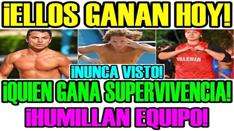 POR FIN FILTRAN QUIEN GANA SUPERVIVENCIA ELIMINADO Y HUMILLAN EQUIPO