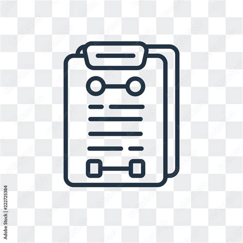 Planning Icon Isolated On Transparent Background Modern And Editable