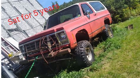 Abandoned K5 Blazer Sat For 5 Years Youtube