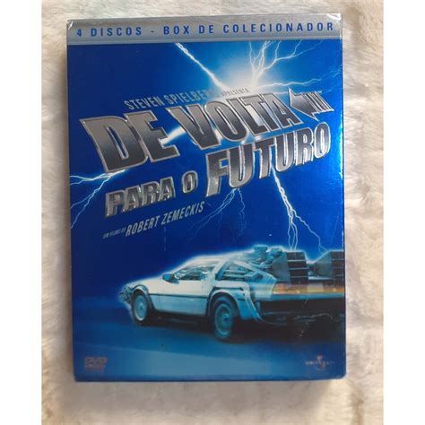 DVD De Volta Para O Futuro Trilogia 4 Discos Box De Colecionador