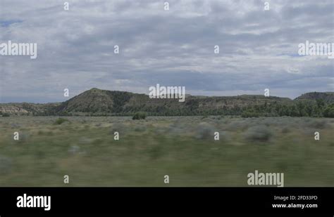 Inside Car Scenic Loop Drive Theodore Roosevelt National Park Stock ...