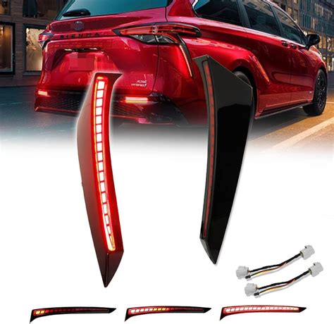 Amazon KENRTIR For 2021 2022 2023 Toyota Sienna Red LED Rear