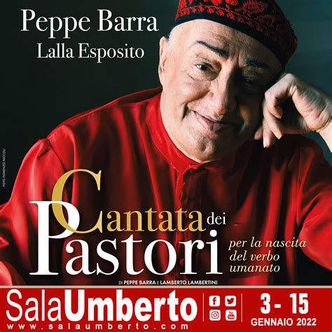 La Cantata Dei Pastori Con Peppe Barra Alla Sala Umberto Di Roma Dal 3