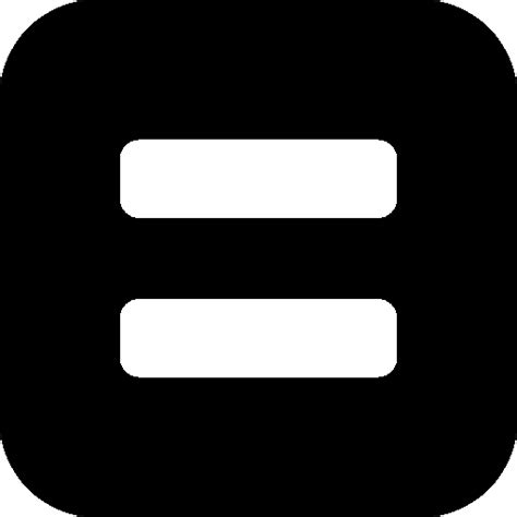 Equal Sign Icon Free Icons Library