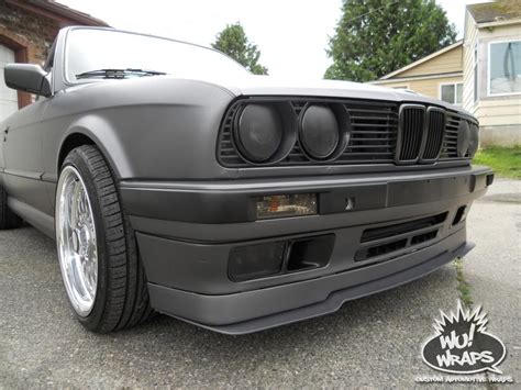 Bmw E30 325i Convertible 3m 1080 Matte Dark Gray Brushed Steel