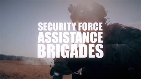 Security Force Assistance Brigades Youtube