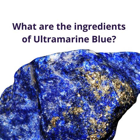 What are the ingredients of ultramarine blue? - Ultramarine Blue Pigment