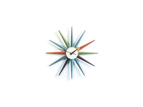 Horloge Mural Sunburst Clock Collection Wall Clocks By Vitra Design