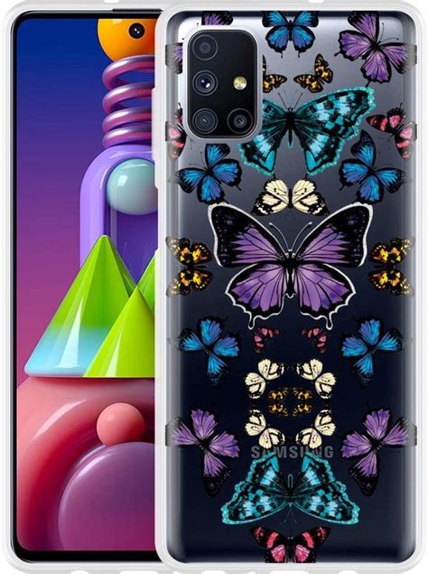 Samsung Galaxy M Hoesje Vlinder Symmetrie Bol