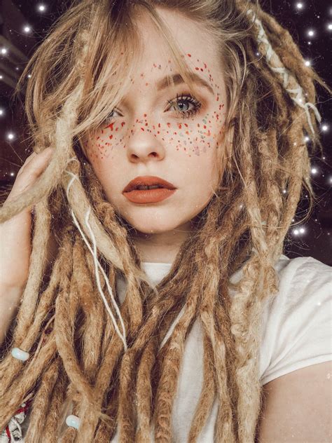 Dreadgirl Blonde Dreads Dreadlocks Dreadlock Rasta