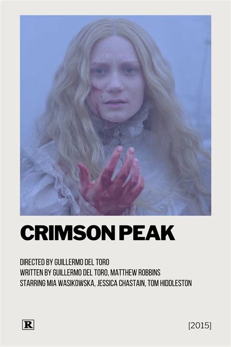 Crimson Peak Polaroid Movie Poster Mia Wasikowska Crimson Peak