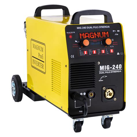 MIG 240 DUAL PULS SYNERGIA MAGNUM NEW WELDING TECHNOLOGY