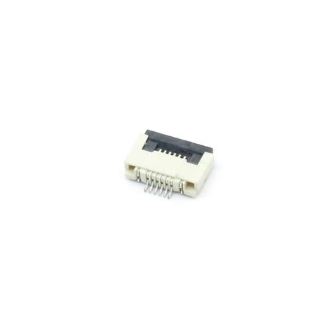 ZIF FFC FPC Female Connector 0 5mm Pitch 6 Pin Bottom Contact