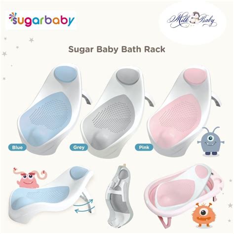 Jual Sugar Baby Bath Rack Alas Mandi Bayi Lipat Mix Warna Shopee