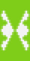 Lime Eyes Banner Minecraft Banner