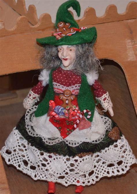 Dollhouse Doll Holiday Witches 1 12 Scale Polymer Clay Sculpt Etsy