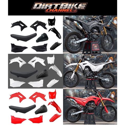 Jual Body Full Set Crf L Body Set Crf Hitam Merah Putih