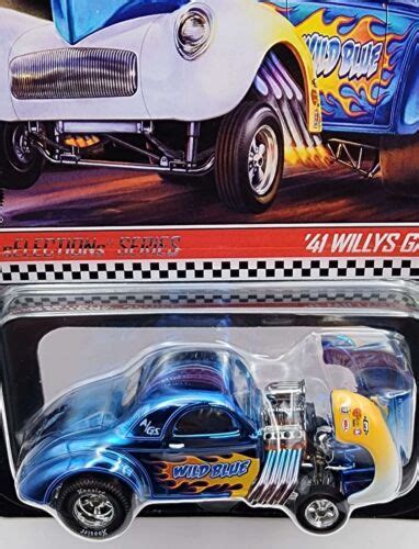 Hot Wheels Redline Club RLC Selections Series Willys Gasser Wild Blue EBay