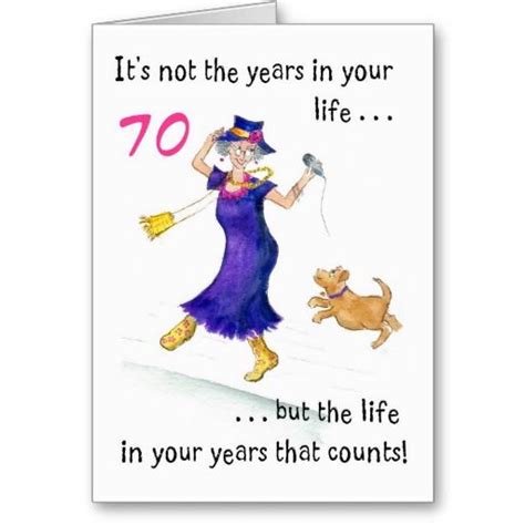 Fun 70th Birthday Card For A Woman 70th Birthday Card 70 Birthday And Birthdays