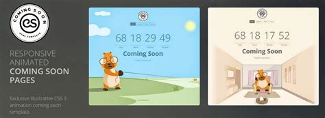 Responsive Coming Soon Animated HTML5 Template - Download New Themes