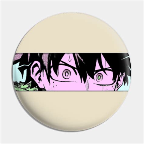 Deku Angry Eyes - Deku - Pin | TeePublic