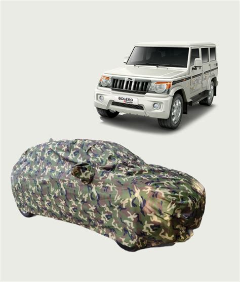 Mahindra Bolero Outdoor Car Cover (Jungle print) - Nellai Tarpaulin