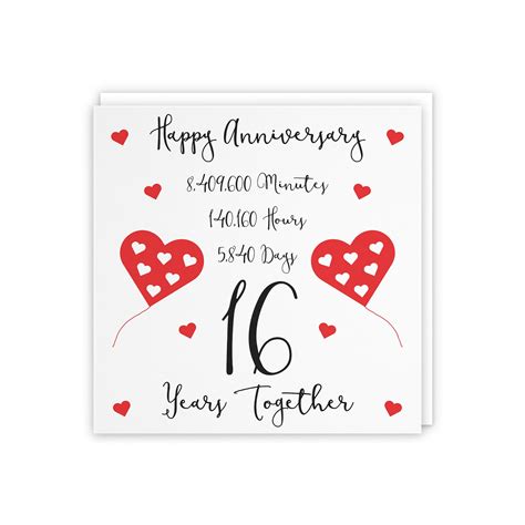 Th Wedding Anniversary Card Years Together Happy Etsy Uk