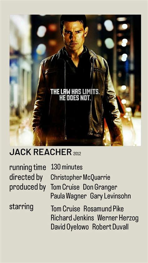 Jack Reacher Movie Poster