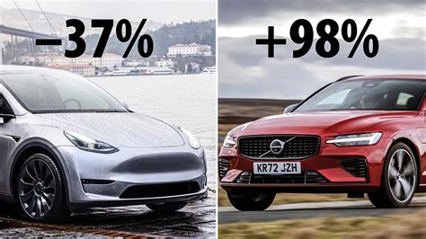 Stort tapp för Tesla i mars Volvos bensinbilar ökar Carup se