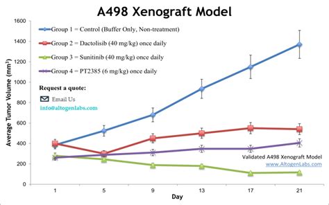 A498 Xenograft Model Altogen Labs