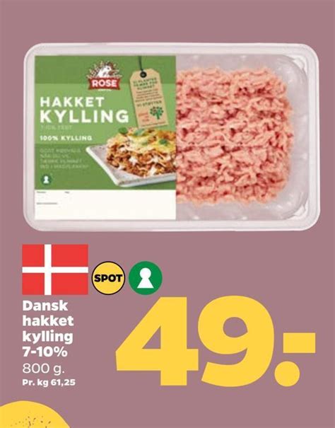 Dansk Hakket Kylling Tilbud Hos Netto