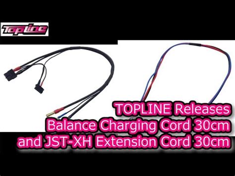 ENG SUB RCTOPLINE Releases Balance Charging Cord 30cm And JST XH